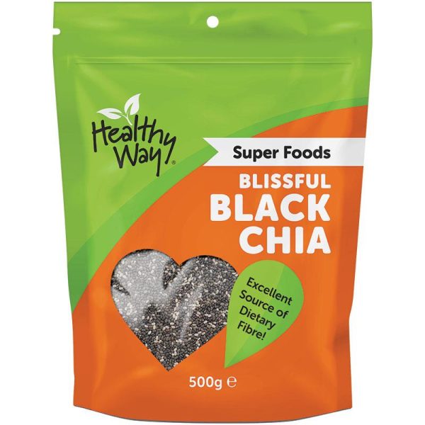 Hạt chia Healthy Way Super Foods Blissful Black Chia 500g